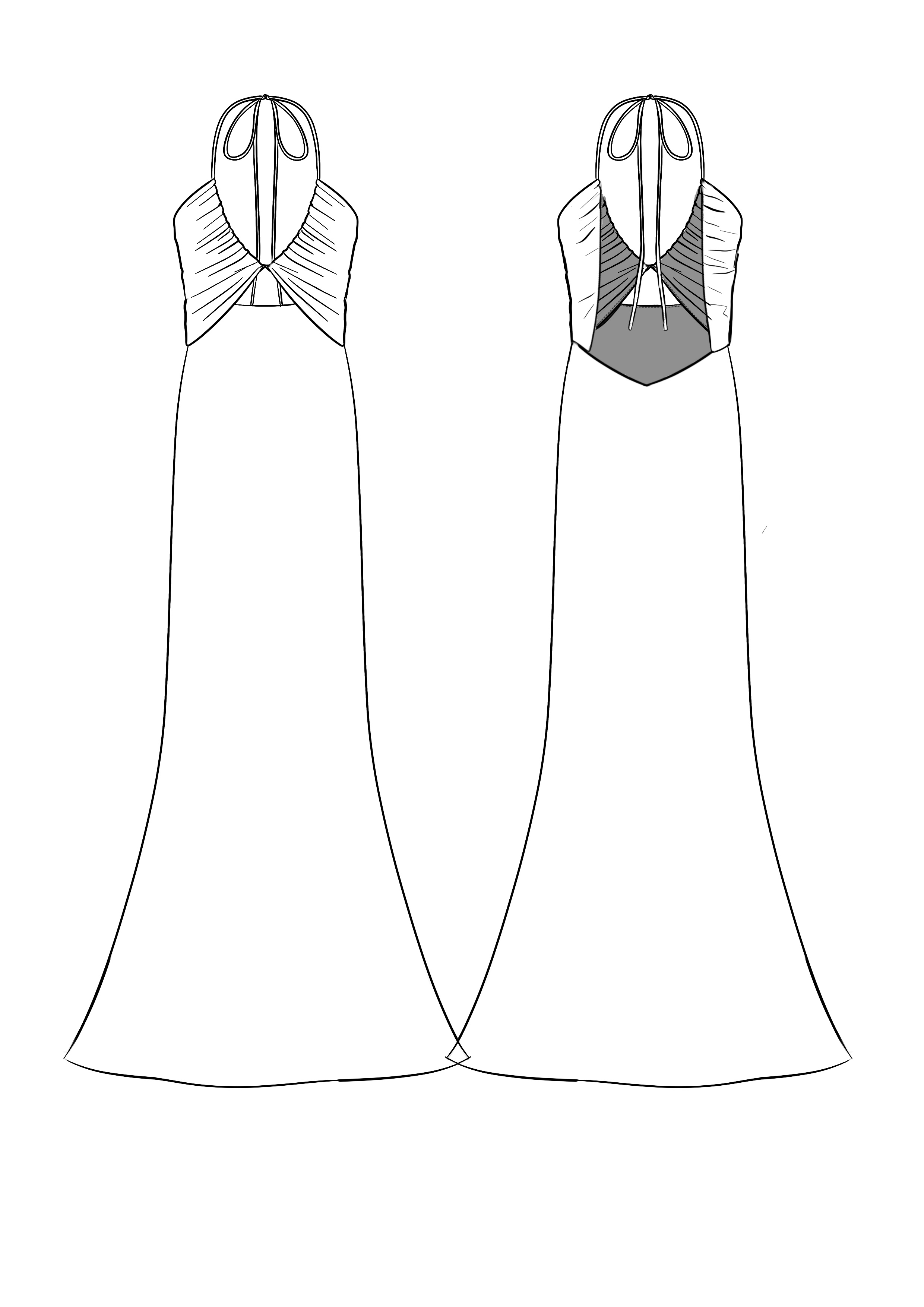 Halter Gown with Cutout