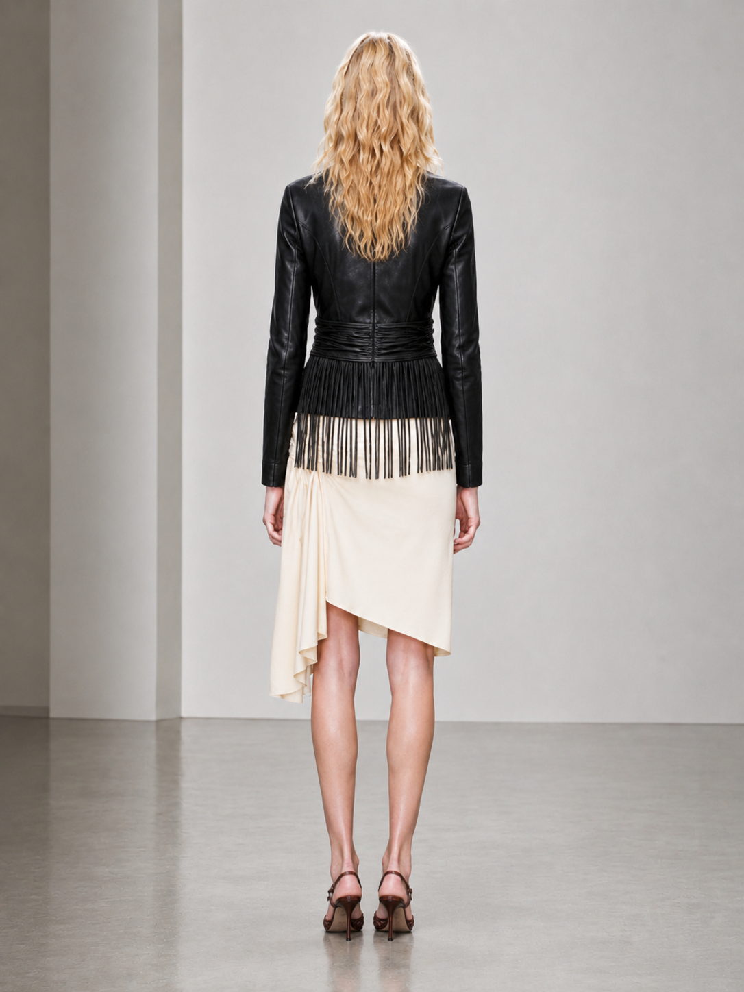 Leather Fringe Jacket
