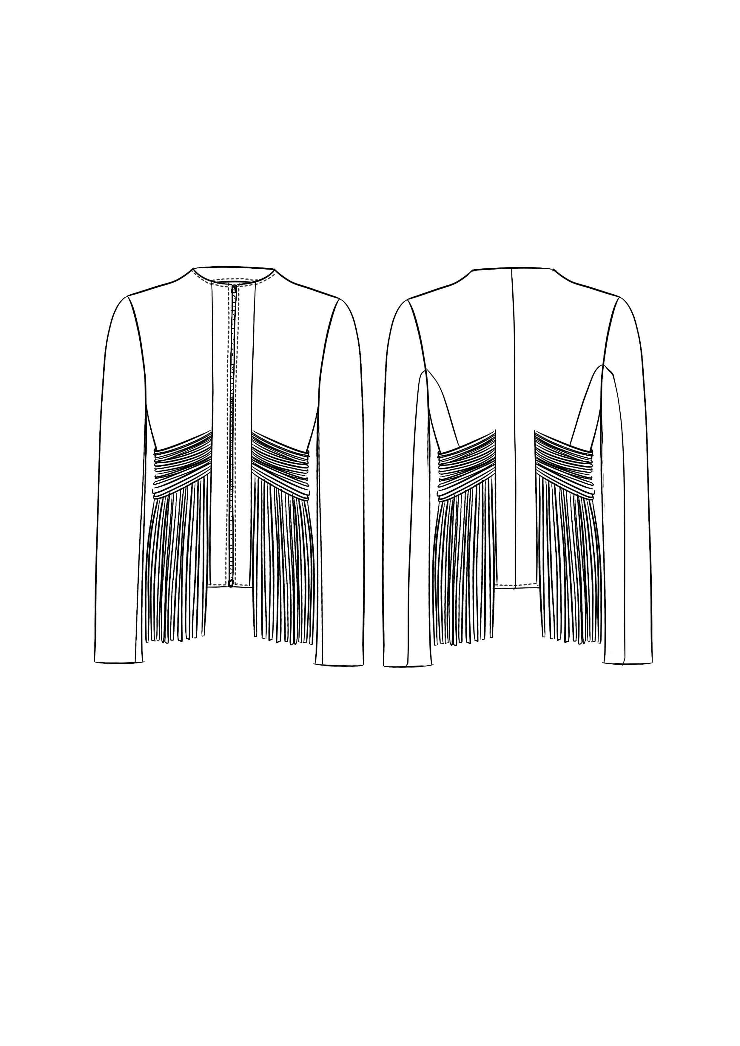 Leather Fringe Jacket