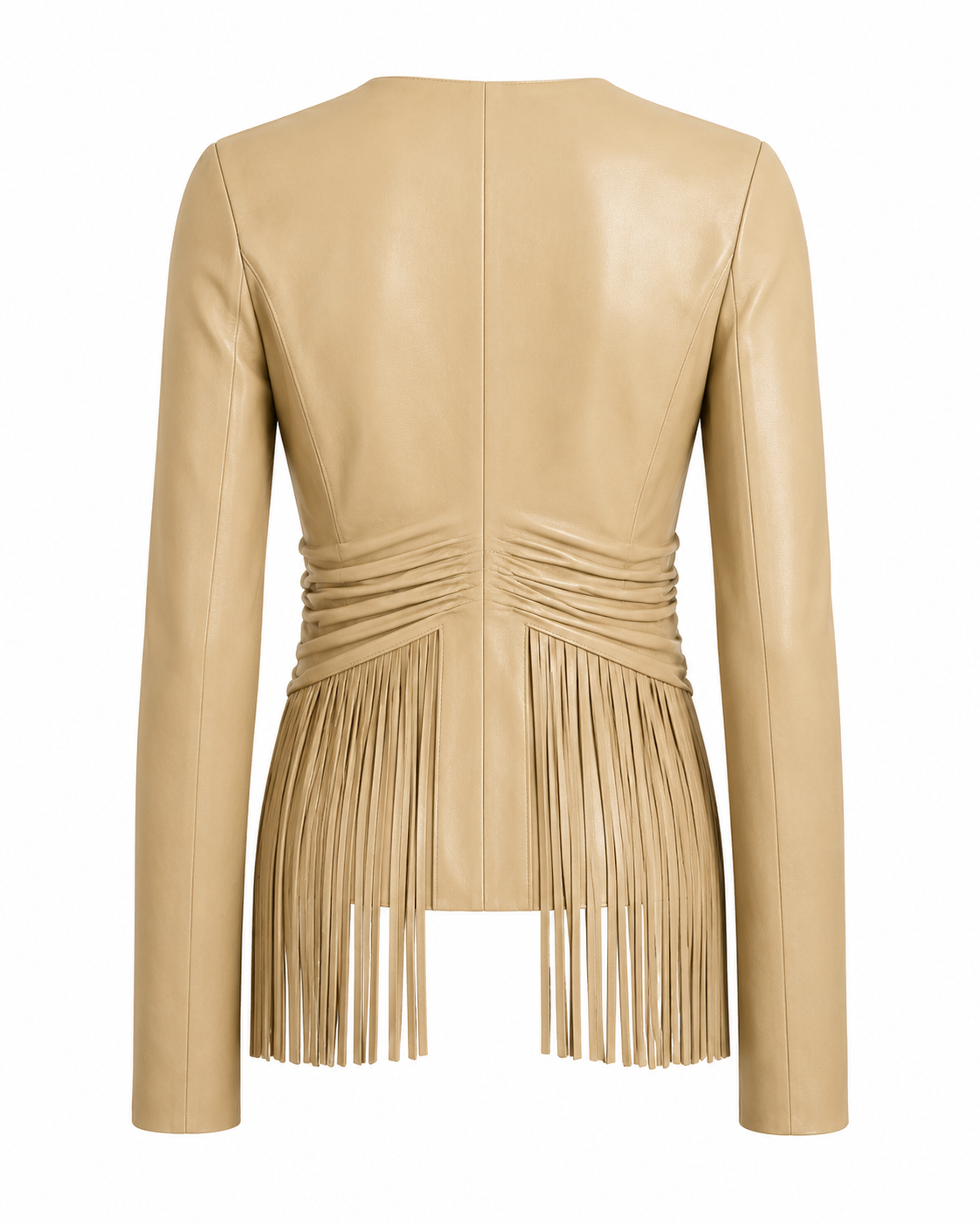 Leather Fringe Jacket